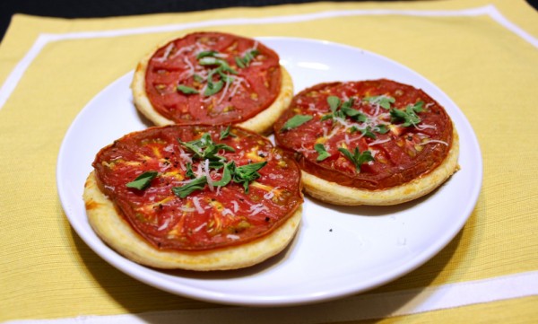 Heirloom tomato tarts